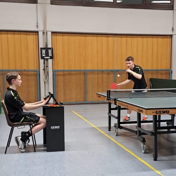 Tischtennisspiel gegen Beenhausen